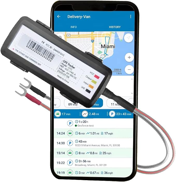 GPS7000-4G Hidden GPS Tracker for Vehicles | 30 Days of Service Included | Easy by GPS7000