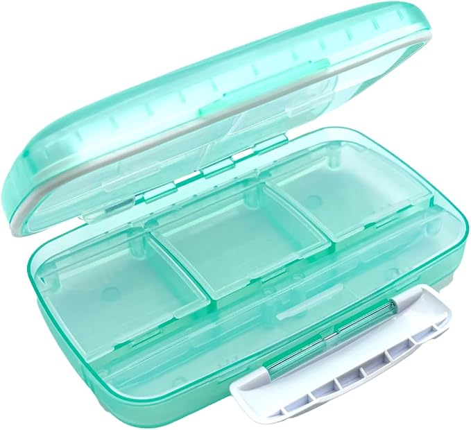 EZY DOSE Moisture-Proof Pill Case, Medicine Planner, Vitamin Organizer Box by EZYDOSE