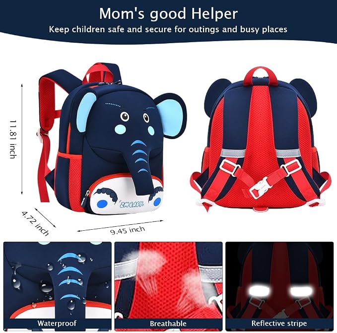 Padgene Toddler Harness Backpacks Safety Leash Kids Anti Lost Kindergarten - Image 4