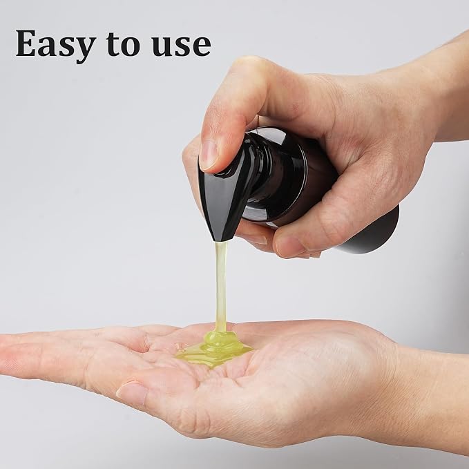 Travel Bottles Plastic Pump Bottle Dispenser TSA Approved 3.4oz/100ml 4 Pack - Image 4