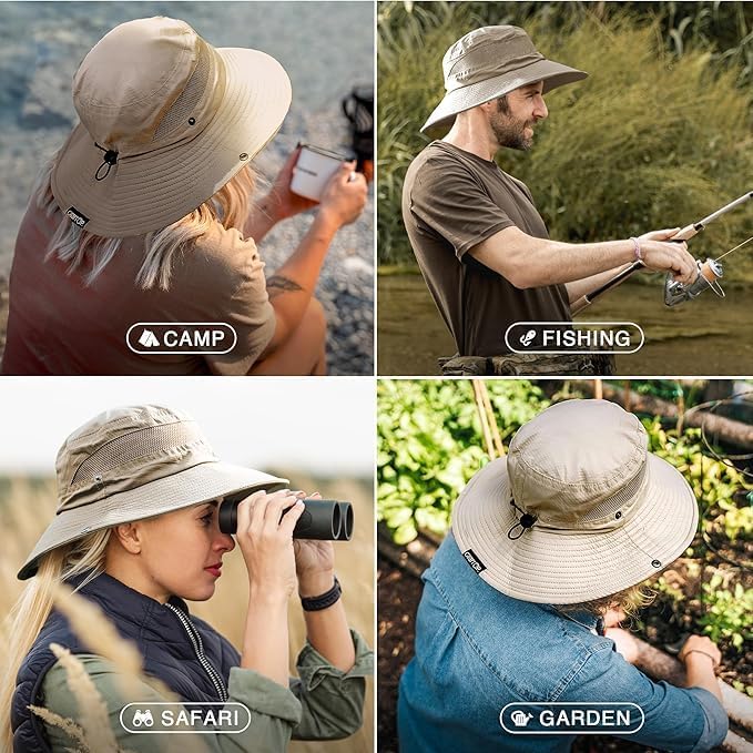 GearTOP Safari Sun Hat for Men and Sun Hats for Women UV Protection UPF 50+ - Image 6
