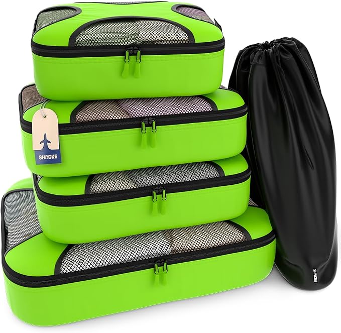 Shacke Premium 5 Packing Cubes Set by Shacke