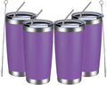 MEWAY 20oz Tumbler 4 Pack Double Wall Vacuum Insulated Travel Mug Bulk by MEWAY