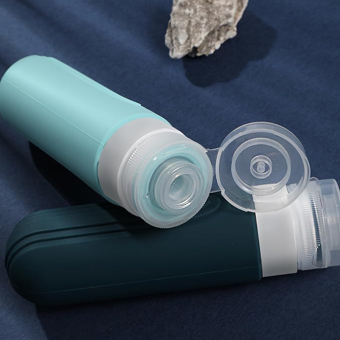 Travel Bottles for Toiletries, 5 Pack TSA Approved Travel Size Containers - Image 5