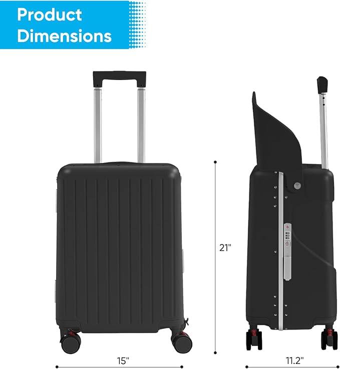 TABU 20" Ride-on Luggage with Seat - Image 3