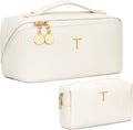 Birthday Gifts for Women Teen Girl, Personalized Initial Makeup Organizer Bag by Unknown