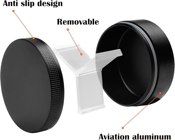 Small Pill Case 3 Compartments, Metal Round Portable Pill Box, Waterproof - Image 7
