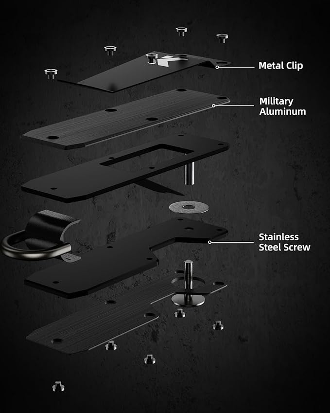 Key Organizer for Men Compact Key Holder Minimalist Key Case Metal Key Chain - Image 2