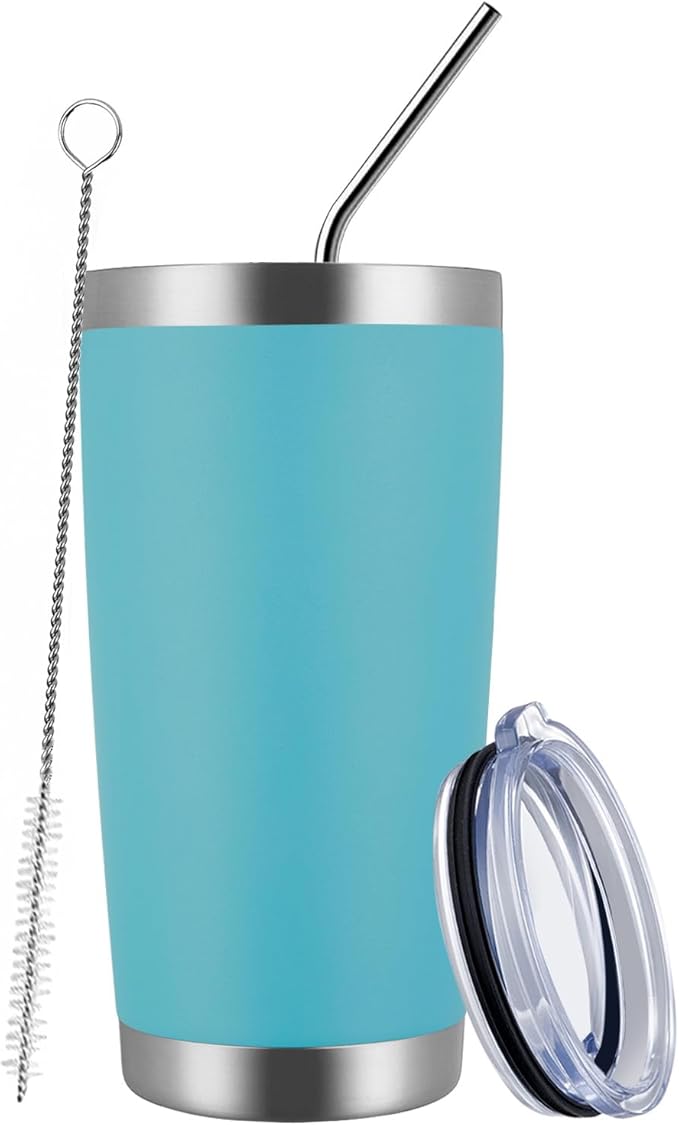 MEWAY 20oz Tumbler Cup Double Wall Vacuum Insulated Travel Mug Bulk, Stainless by MEWAY