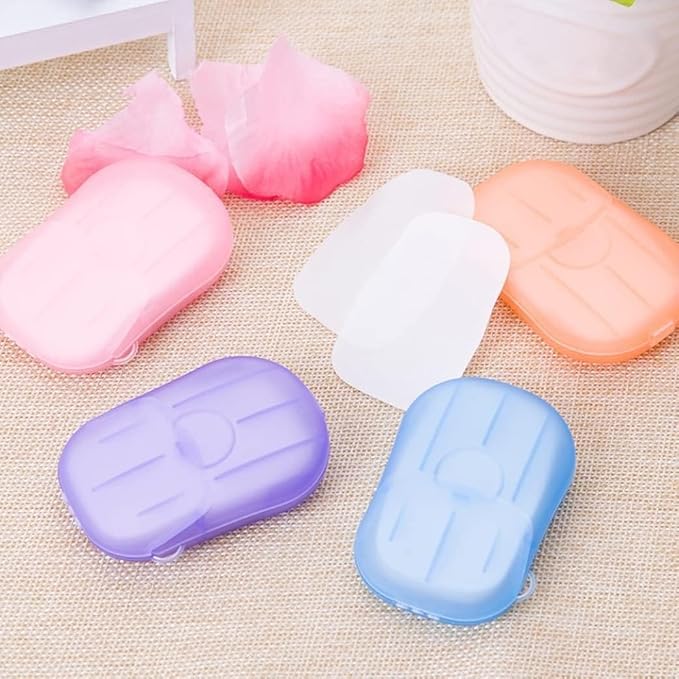 5 Boxes 500 Sheets Disposable Soap Paper Hand Cleaner Fragrance Mini Color Soap - Image 4