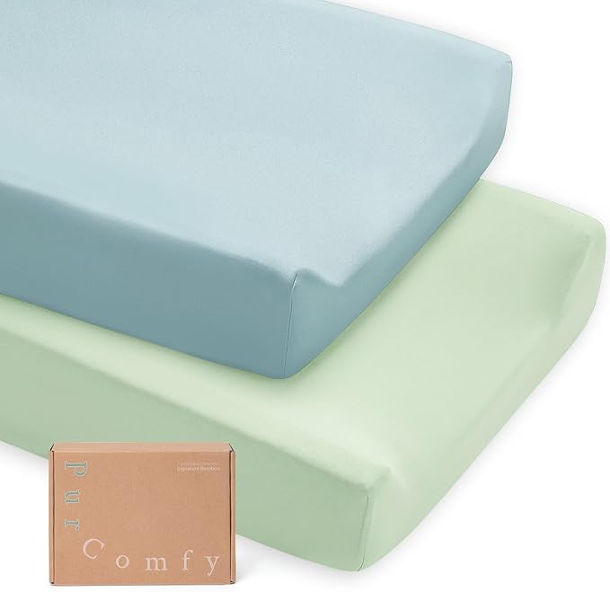 PurComfy Supersoft Diaper Changing Pad Covers, Hypoallergenic Stretchy Changing by PurComfy