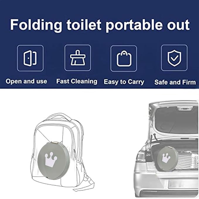 Travel Potty for Toddler, Portable and Foldable Toilet, Apply to Seat Emergency - Image 6