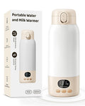 Portable Bottle Warmer for Travel, 17 Ounces Milk Warmer for Baby Breastmilk by Lxlu