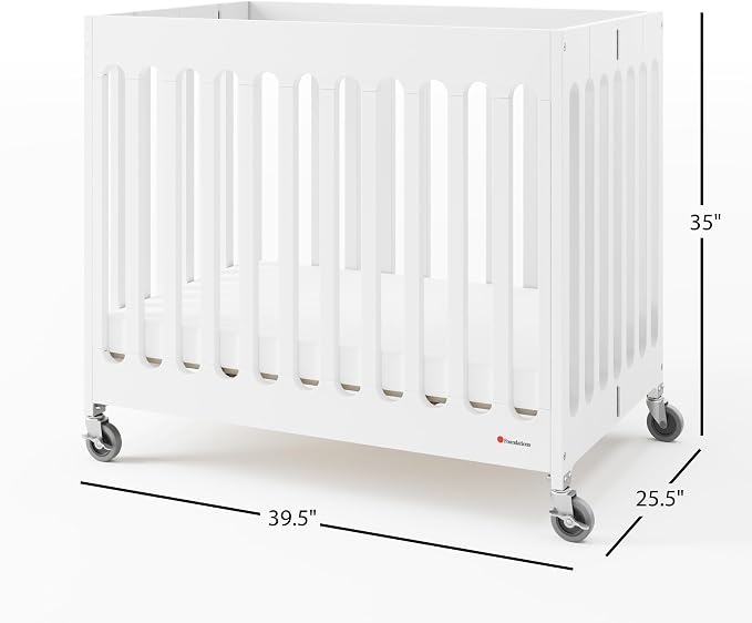 Foundations Boutique Folding Hotel Crib and Sheet Bundle - Image 7