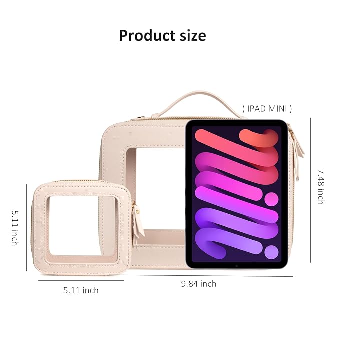 LETGO Clear Makeup Bags Set - Image 2