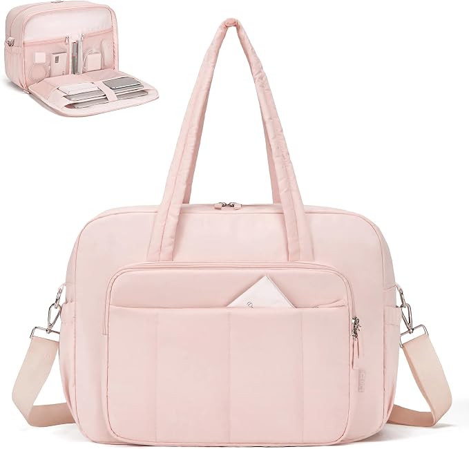 CLUCI Gym Bag for Women, Travel Duffle Bag Carry on Weekender Bags Puffer Tote by CLUCI