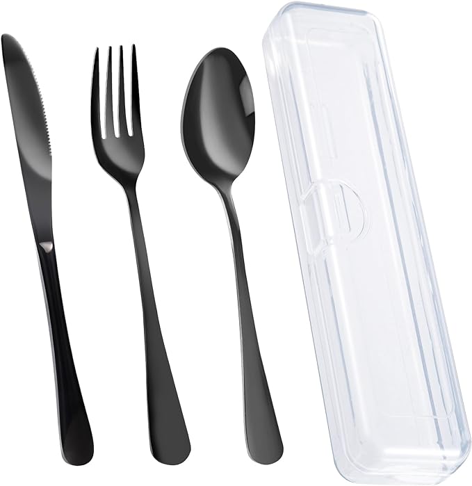 4PCS Premium Travel Utensils by lengnoyp