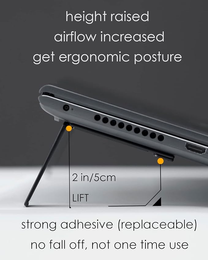 Aulumu G07 Pop Up Leg Stands Laptop, Super Portable Cooling Laptop Stand - Image 2