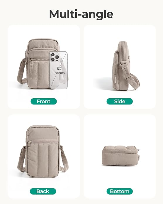 BAGSMART Small Crossbody Bags for Women, Cell Phone Crossbody Purse for Women - Image 3