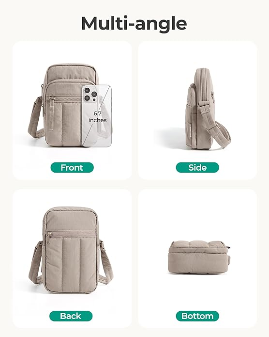 BAGSMART Small Crossbody Bags for Women, Cell Phone Crossbody Purse for Women - Image 3