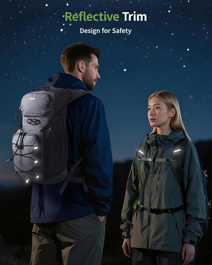 ECOHUB Hydration Backpack for Men Women, 20L Lightweight Hiking Daypack Cycling - Image 6