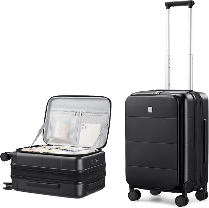 Hanke Hardside Expandable Carry On Luggage, 20 Inch Top Opening Trunk Luggages by Hanke