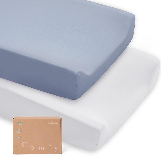 Supersoft Diaper Changing Pad Covers, Hypoallergenic Stretchy Changing Table by PurComfy
