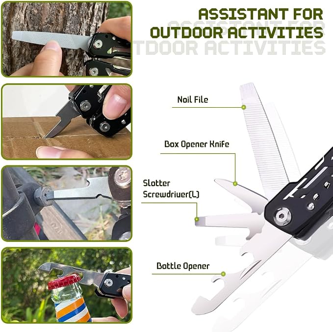 14 in 1 Multitool Pliers Gives One Whistle as a Gift, Professional Pocket - Image 7