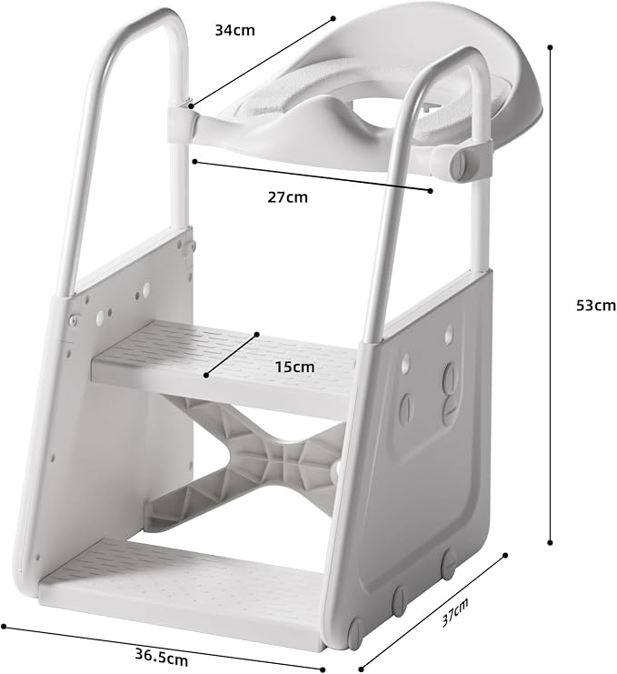 3-in-1 Adjustable Toddler Step Stool & Potty Seat - Image 9