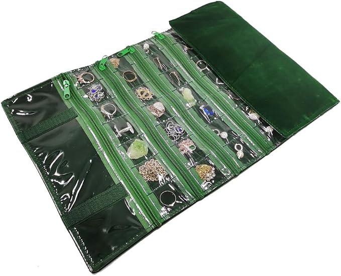 Travel Jewelry Roll Bag Portable Organizer Pouch - Image 2