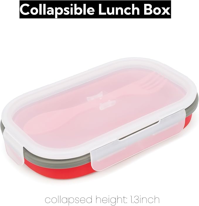 1000ml Collapsible Bento Lunch Box - Image 3