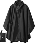 SaphiRose Unisex Rain Poncho Raincoat Hooded by SaphiRose