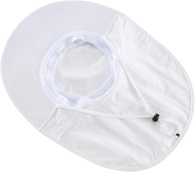 Home Prefer Outdoor UPF50+ Sun Hat Wide Brim Mesh Fishing Hat - Image 6
