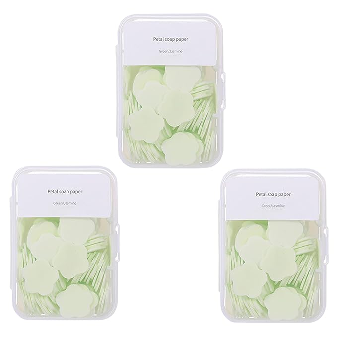 300pcs Portable Hand Washing Soap Sheets, Scented Mini Soap Sheets, Disposable by Unknown
