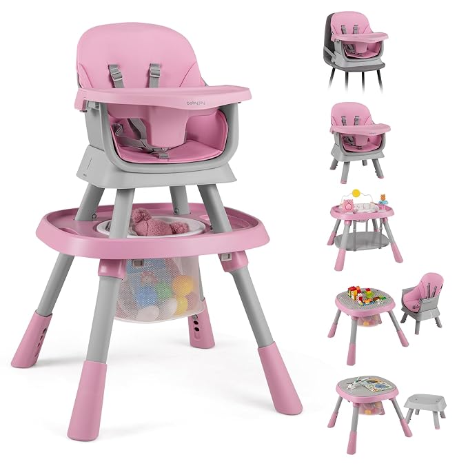 BABY JOY 16 in 1 High Chair, Convertible Baby Highchair by BABYJOY
