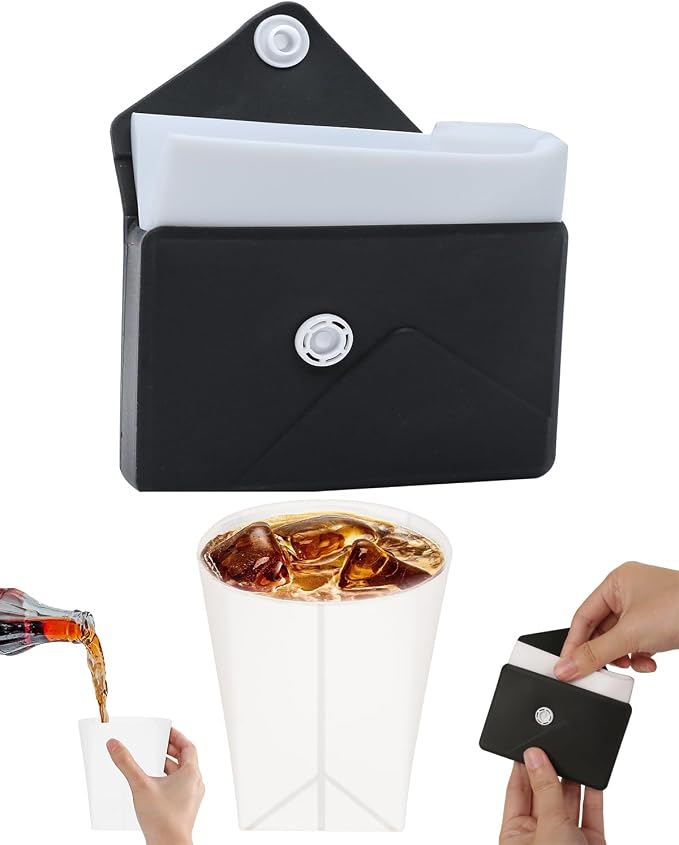 Collapsible Cup Silicone Foldable Water Cup, Collapse Water Bottles by Unknown