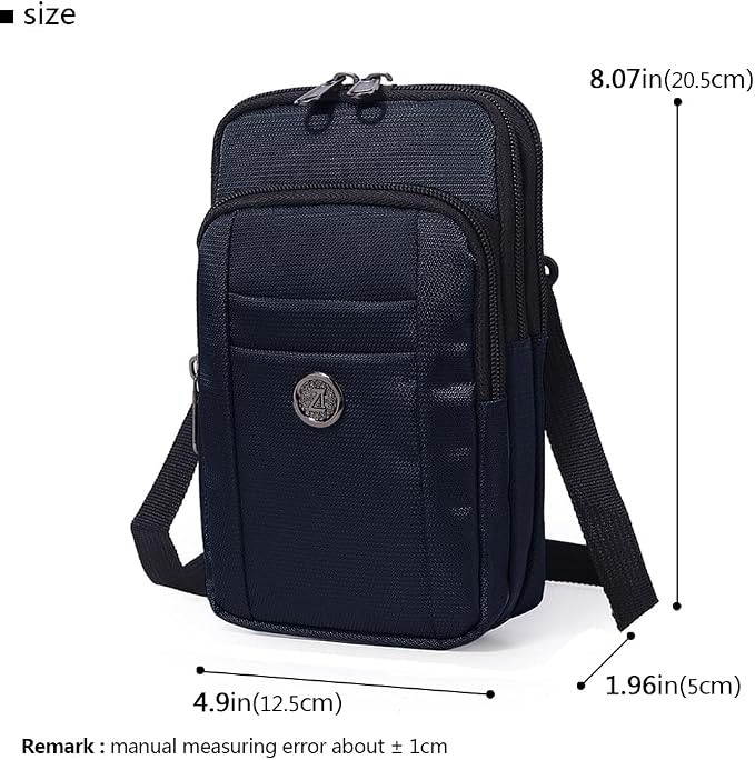 Senient Wolf Waterproof Nylon Multifunctional Phone Crossbody Bag - Image 2