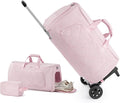 Rolling Garment Bag for Travel, Duffle Garment Bag by EASYSO