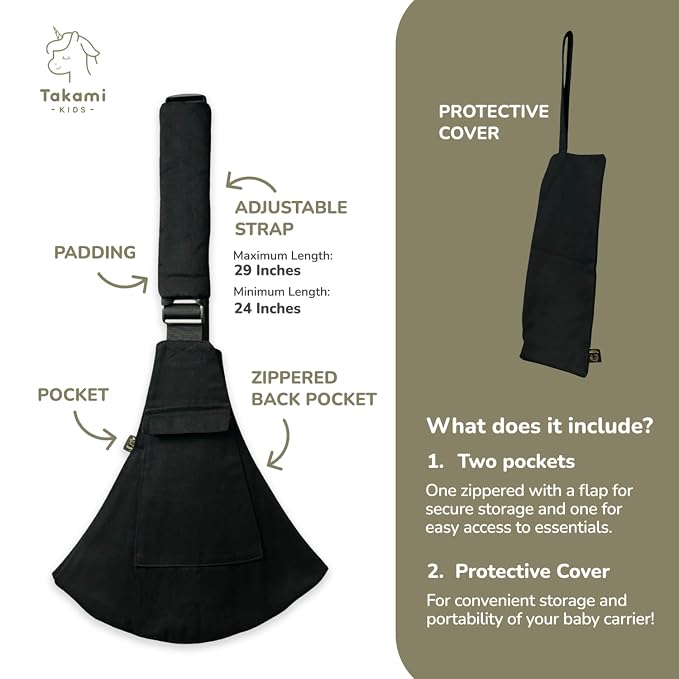 Ergonomic Lightweight Adjustable Toddler Sling Baby Carrier - Image 8