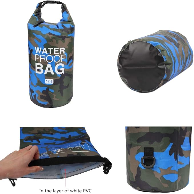 Waterproof Dry Bag 2L/5L/10L/15L/20L/30L, Roll Top Sack Keeps Gear Dry - Image 5