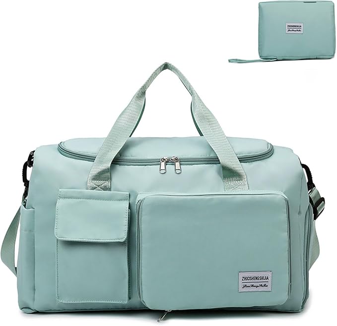 Multipurpose 20L Foldable Duffel Bag Gym Yoga Bag Carry-On Shopping Sack Travel by acdiac