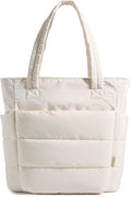 BAGSMART Tote Bag for Women, Lightweight Puffy Tote Bag by BAGSMART