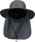 PFFY Sun Bucket Hats for Men Women 3” Wide Brim UPF 50+ Fishing & Beach Hat by PFFY