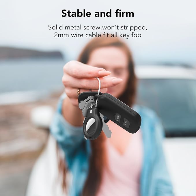 for AirTag Holder Case with Keychain, Air Tags-2 Pack - Image 3