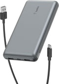 Belkin Portable Charger, USB C Power Bank 20000 mAh w/ 2 USB-A Ports, 15W w/A by Belkin