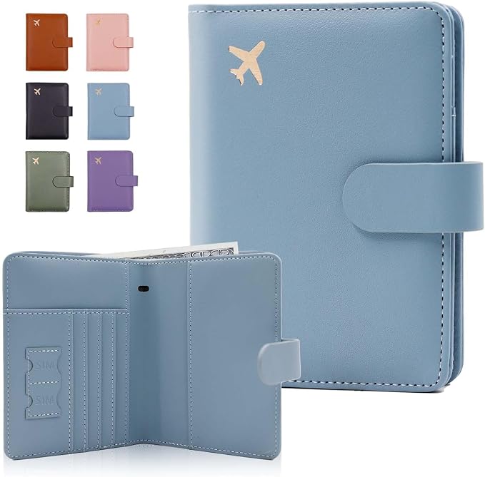 Melsbrinna Premium Leather Passport Holder Covers Case, Waterproof Rfid by Melsbrinna