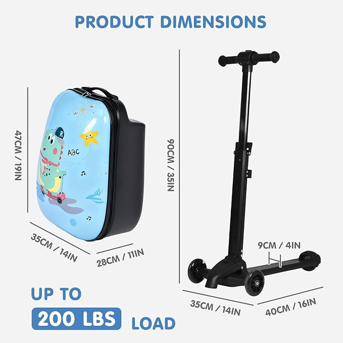 4-in-1 Detachable Scooter Luggage - Image 8
