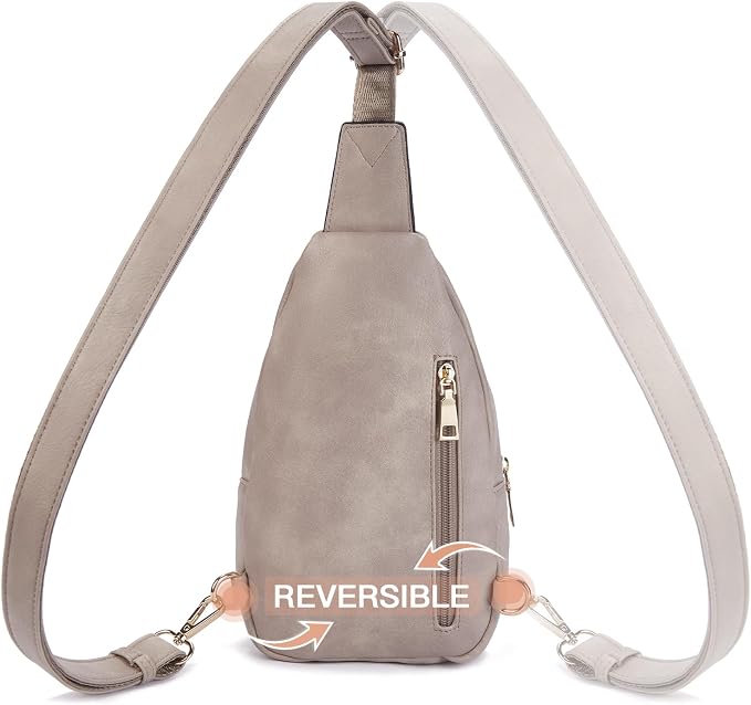 Telena Small Sling Bag for Women Leather Crossbody Fanny Packs Chest Bag for - Image 5