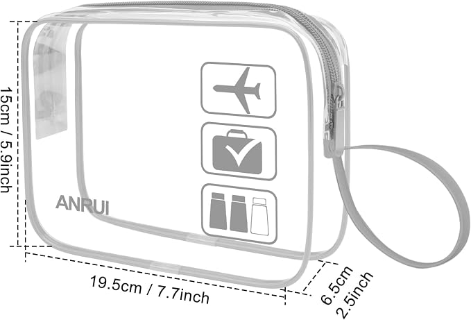 ANRUI Makeup Bags Clear Cosmetic Bag - Image 6