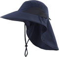Home Prefer Outdoor UPF50+ Sun Hat Wide Brim Mesh Fishing Hat by HomePreferHatsCaps